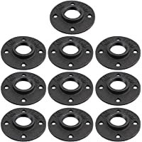 eSynic 10 pcs Montaje de Tubería 1 BSP Estante de Pared de Soporte de Tubería Metálica 10 Bridas de Tubería de…